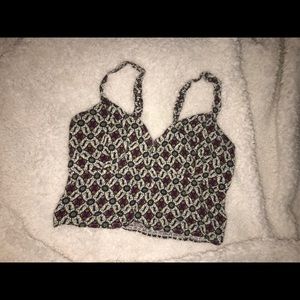 Cute bright cropped tank top!